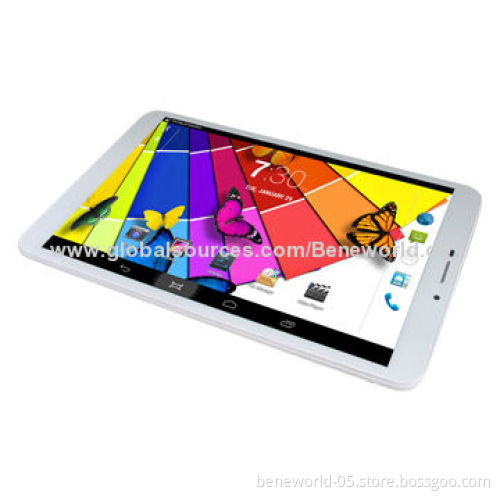 MTK8382 Tablet PC with IPS/GPS/GSM and 3G/BT/FM/Wi-Fi